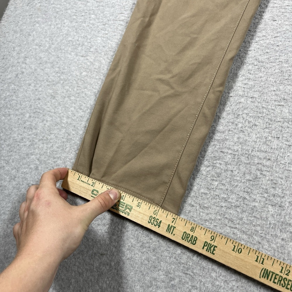 34 Heritage Pants Mens 32x32 (Fit 32x29) Beige Chino Performance Verona Slim Mid - Picture 4 of 12